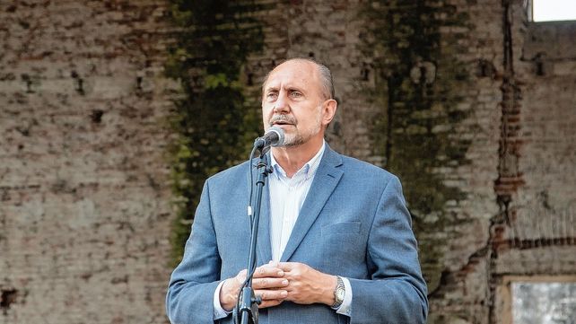 El gobernador Omar Perotti
