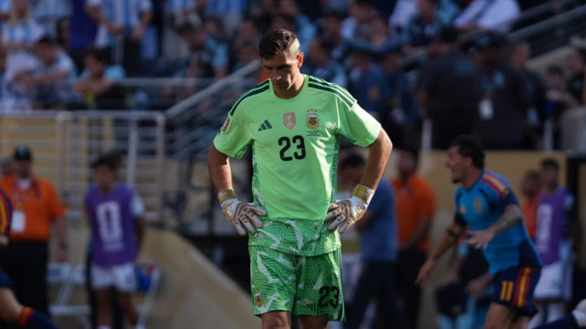 Dibu Martínez puso en duda su continuidad en la selección argentina
