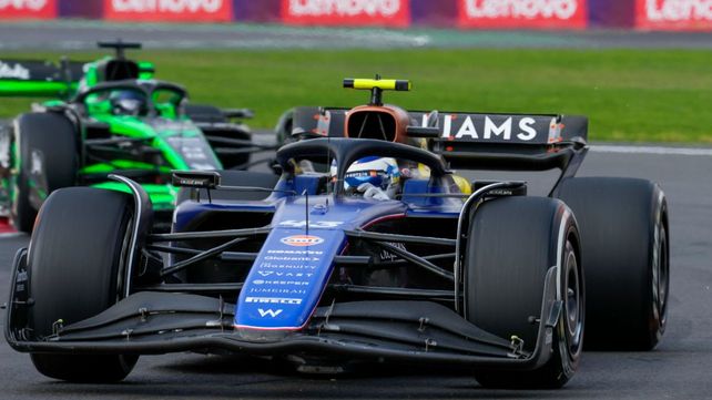 Franco Colapinto, delante de uno de los Sauber en el GP de México. Finalizó su quinta carrera en Fórmula 1.