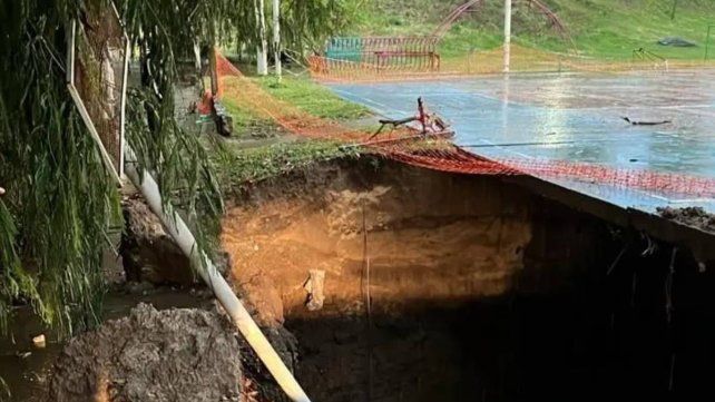 La zona más comprometida es el barrio Pancho Ramírez