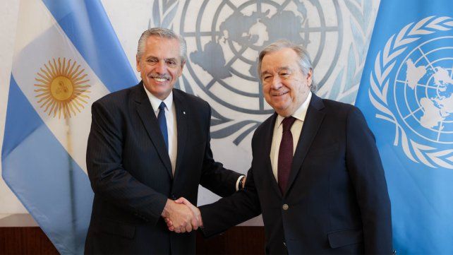 Alberto Fernández lo solicitó en su encuentro con el secretario General de la ONU