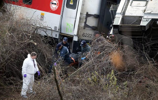 Tragedia ferroviaria. Los siete vagones salieron de las vías a 30 metros de la estación Spuyten Duyvil