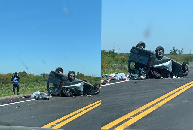 Accidente fatal: Una joven de 20 años murió en un vuelco sobre la ruta 12