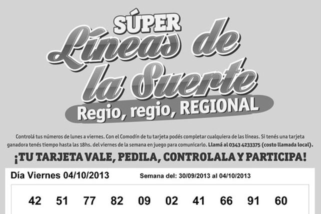 Seguí jugando con las Súper Líneas de las Suerte