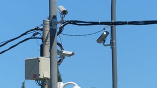 Cámaras de vigilancia por toda la ciudad.