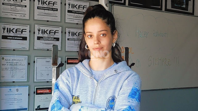 Indira Pampiglioni es una deportista de Santo Tomé que buscará clasificar para representar al país en el Mundial de Finlandia.