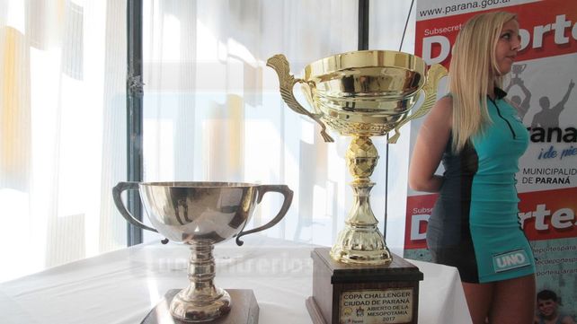 Trofeo en juego. Estará en disputa la Copa Nec y la Copa Challenger Municipalidad de la ciudad de Paraná.&nbsp;