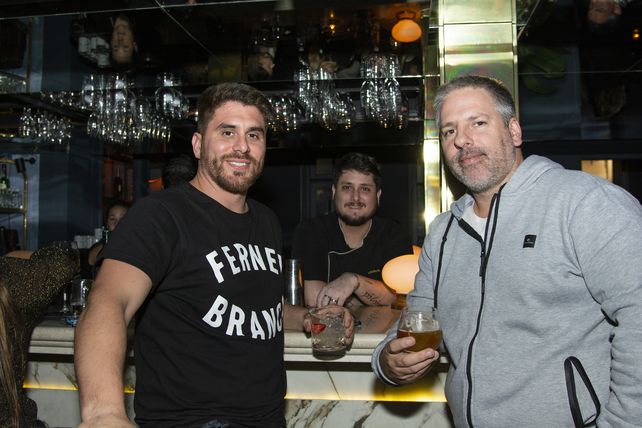 Leonardo Melo, Agustín Zenoni y Christian Coleman.