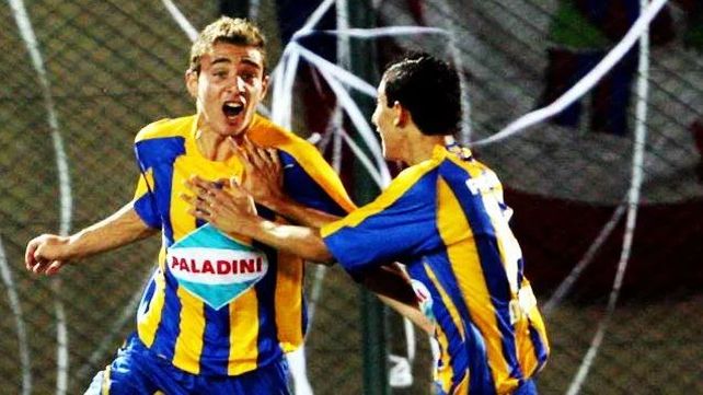 Marco Ruben y Angel Di María y Marco Ruben ya jugaron en Central y están con ganas de repetir.