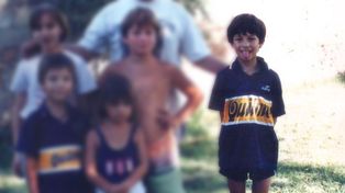 Bruno junto a sus hermanos, poco tiempo antes de su desaparición.