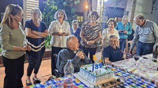 Paraná: celebraron los 87 años del padre Alejandro Patterson