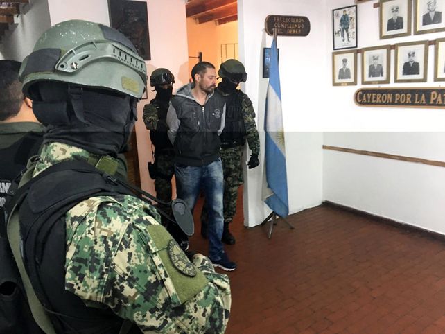 Custodiado. Desde que fue extraditado de Paraguay