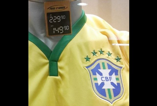 Tras la humillación, la camiseta de Brasil vale un 70% menos