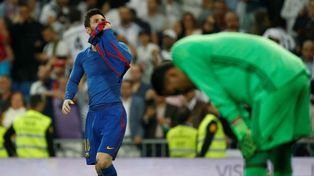 ¡Héroe! Messi le dio el triunfo al Barsa en el último minuto ante el Real Madrid