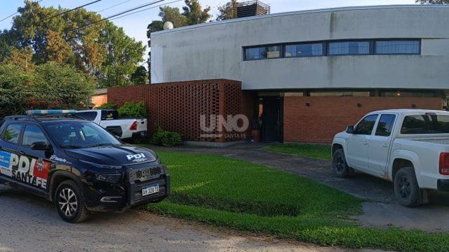 El lugar donde se lleva a cabo el allanamiento dentro del club El Paso