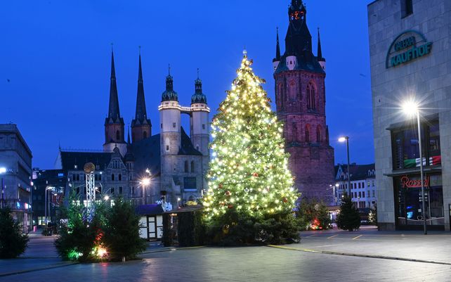 El mundo se ilumina esperando la Navidad