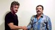 Reunión cumbre. El actor norteamericano y el narcotraficante mexicano.
