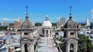 El Convento de Santo Domingo, en barrio Sur. De afuera se ve mucho deterioro.