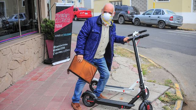 Monopatines eléctricos ya circulan por las calles de Paraná