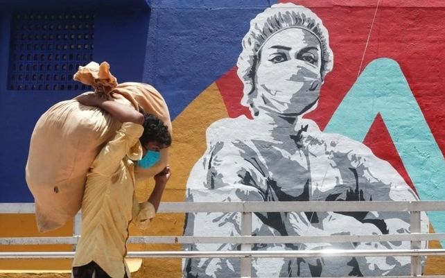 El arte urbano se inspira en la pandemia
