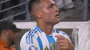 Lautaro Martínez le dio el gol del triunfo a Argentina sobrfe Chile.