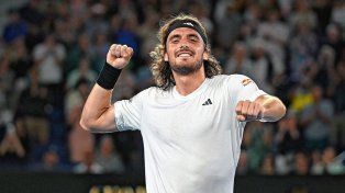 El griego Stéfanos Tsitsipas se metió en las semifinales del Abierto de Australia.