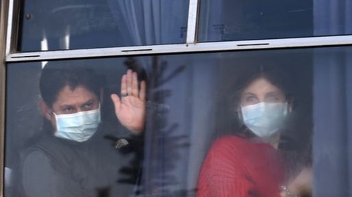 Los ocho argentinos evacuados de China llegaron a Ucrania