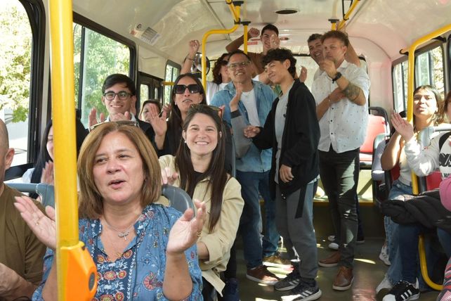 La línea verde comprende el recorrido de los barrios Centro. Iturralde