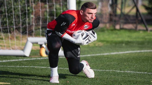 Franco Armani seguramente será titular ante Lanús.