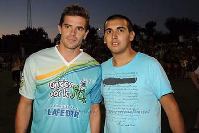 Misteriosa imagen aparecida en una foto de Fernando Gago