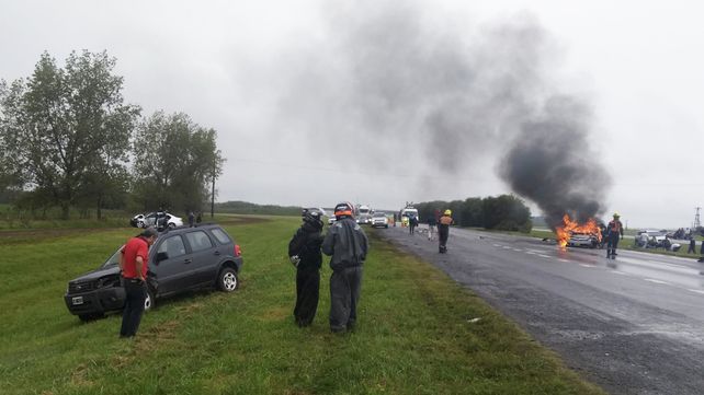 Accidente fatal en ruta 9 con tres muertos y cinco heridos