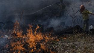 El devastador incendio en Corrientes amenaza con extenderse al sur de Misiones
