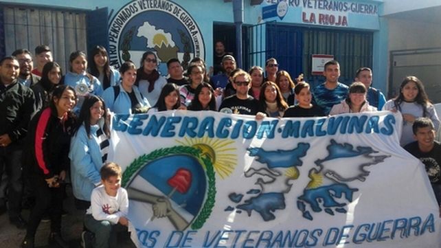 cuestión malvinas. Hijos de combatientes de Malvinas de varias provincias se encontraron en La Rioja.