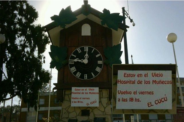 Internaron al Cucú en el Viejo Hospital de los Muñecos