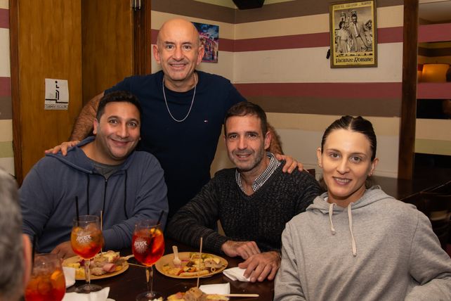 Brian Stagnita, Daniel Schiavetta, Martín Airola y Johana Toriggino