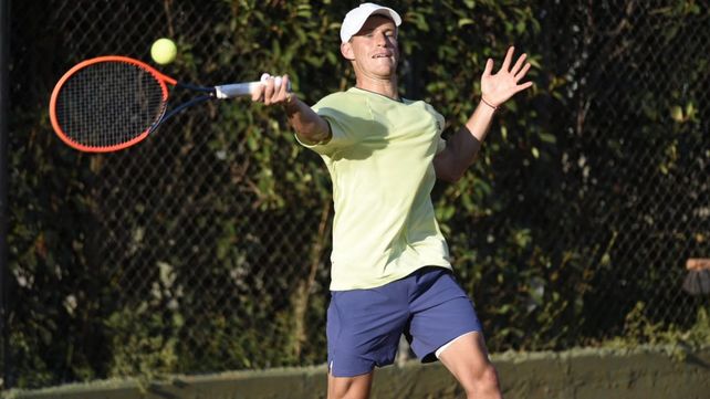 Schwartzman llegó a la ciudad con una invitación especial en la penúltima semana de su carrera profesional.