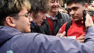 Javier Milei. El candidato a presidente por La Libertad Avanza cosechó votos de ciudadanos de a pie enojados con casi todos.