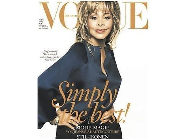 A los 73 años, Tina Turner ocupa la portada de una revista