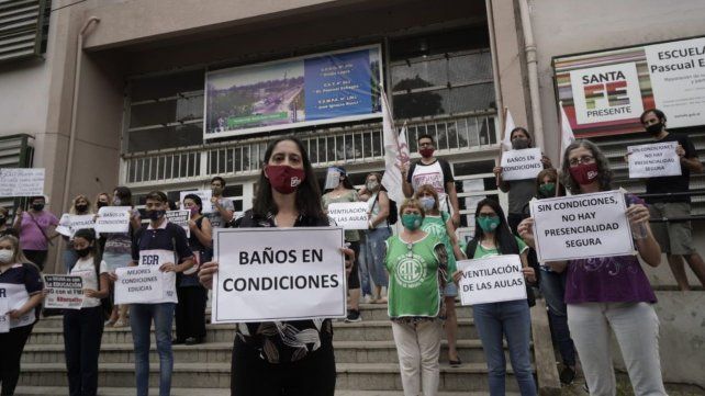 Docentes y familias reclaman mejores condiciones edilicias.