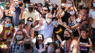 Alberto Fernández visitó un hogar de curas villeros