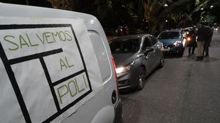 La manifestación del lunes partió desde el Rosedal y llegó hasta el Politécnico.