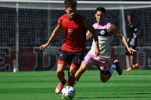 Martín Luciano anotó el gol de Newells en el 1 a 1 ante Real Pilar en el Coloso.