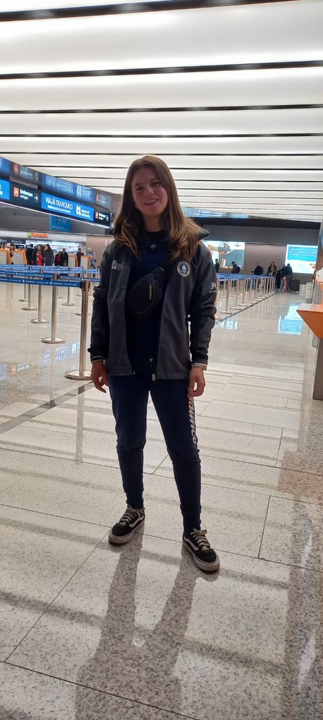Mía Meynet es una de las embajadoras rosarinas que se distingue en optimist.