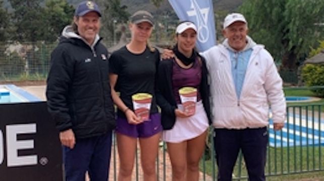 Luana Cáceres campeona nacional en sub-16 y Joaquina Zapata