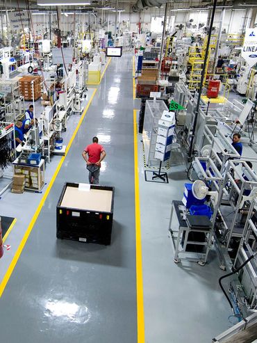 El uso de la capacidad instalada en la industria bajó al 58,5 % en agosto