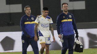 Federico Navarro jugó su último partido ante Talleres, en el que tuvo que salir por lesión.