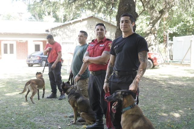 Héroes sin capa: la historia de los equipos que conforman policías y bomberos junto a perros adiestrados