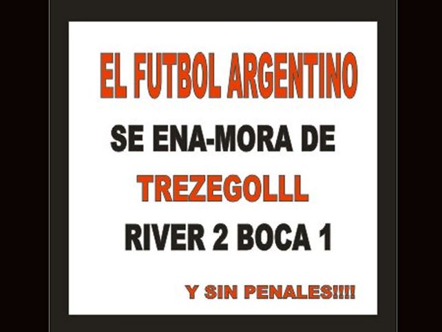River, Boca y los tradicionales afiches postclásico