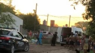 El servicio de emergencias trasladó a los heridos al Samco local y luego fueron derivados al Hospital Jaime Ferré de Rafaela. (Foto gentileza: Radio Belgrano, Suardi)