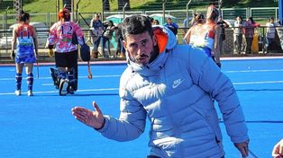 Nicolás Sequeira fue el head coach del seleccionado mayor de la Asociación Santafesina de Hockey.